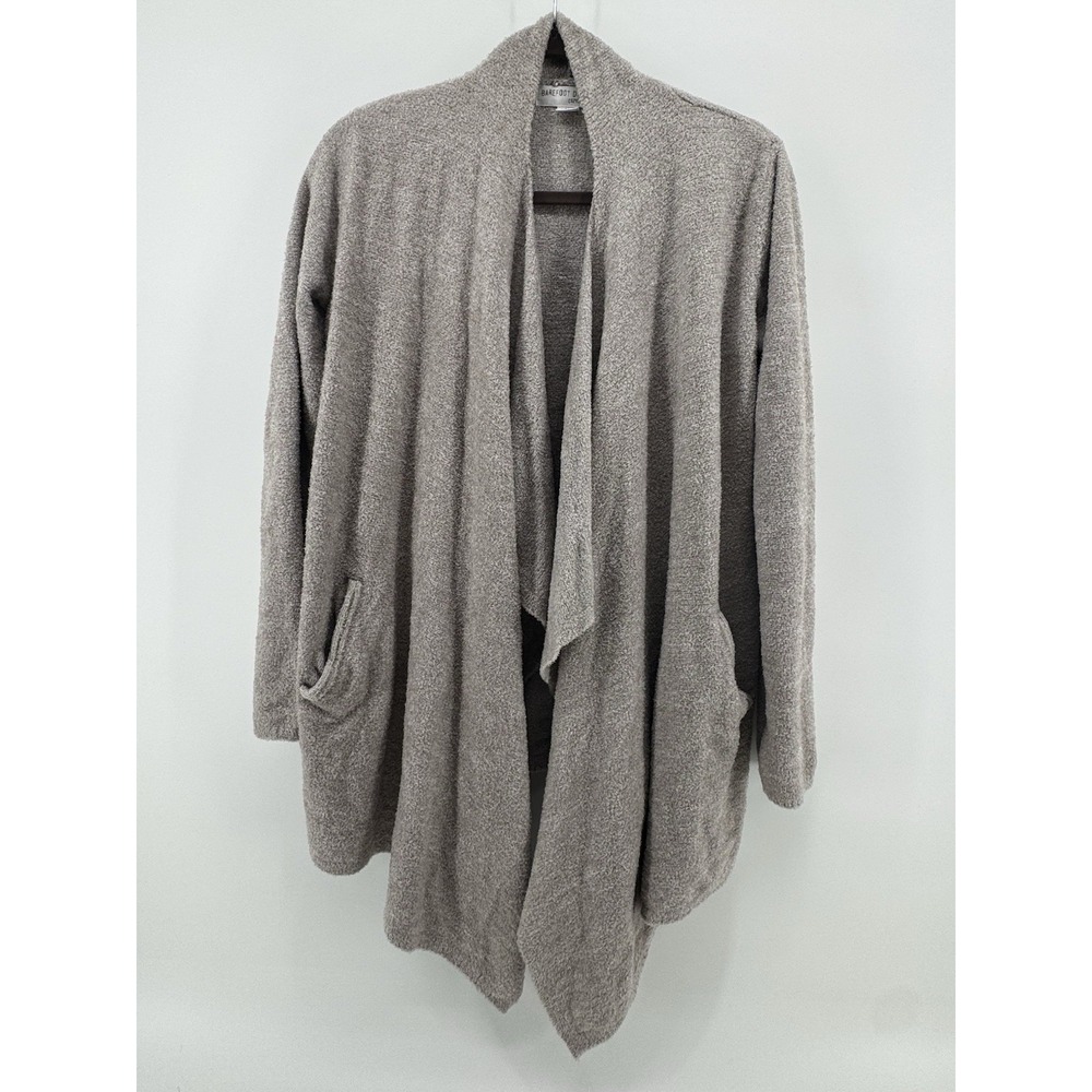 Barefoot Dreams CozyChic Lite Ribbed IslandWrap Cardigan Beige S\M